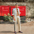White Linen Sporty Co Ord Set